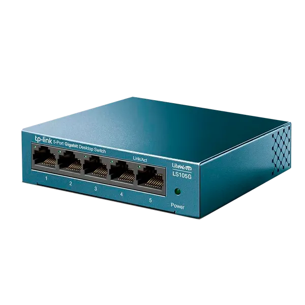 Switch de Redes Tp-link LSG105G 5 Puertos Gigabit Desktop